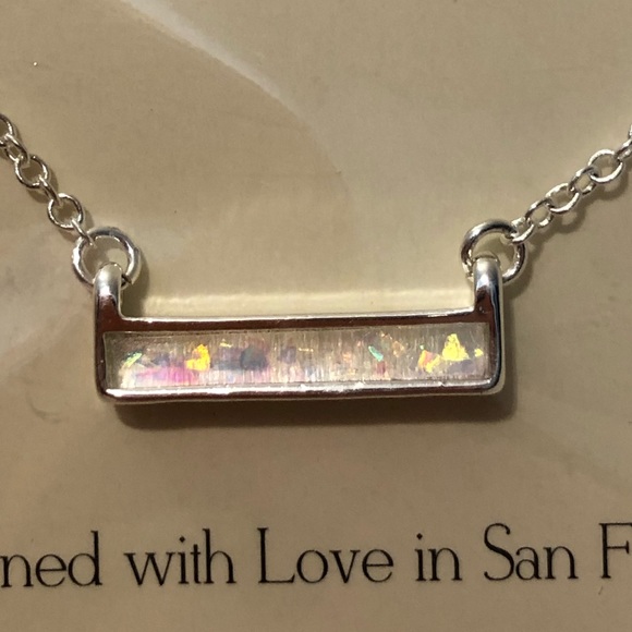 🆕 The2Bandits Athens Necklace Iridescent Stone - Picture 4 of 4